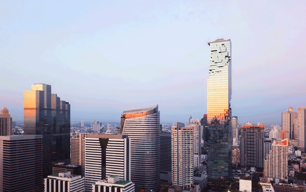 King Power Mahanakhon SkyWalk w Bangkoku
