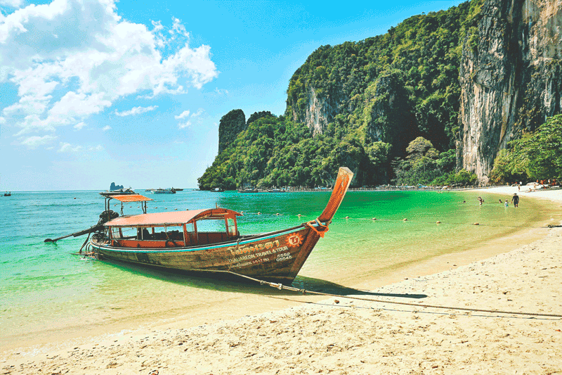 Wyspy Tajlandii: Ukryta laguna otoczona skałami na Koh Hong