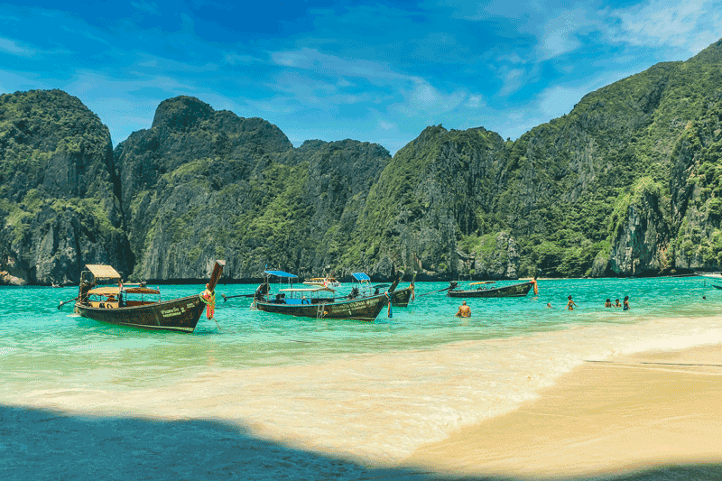 Wyspy Tajlandii: Słynna panorama na dwie zatoki Koh Phi Phi Viewpoint