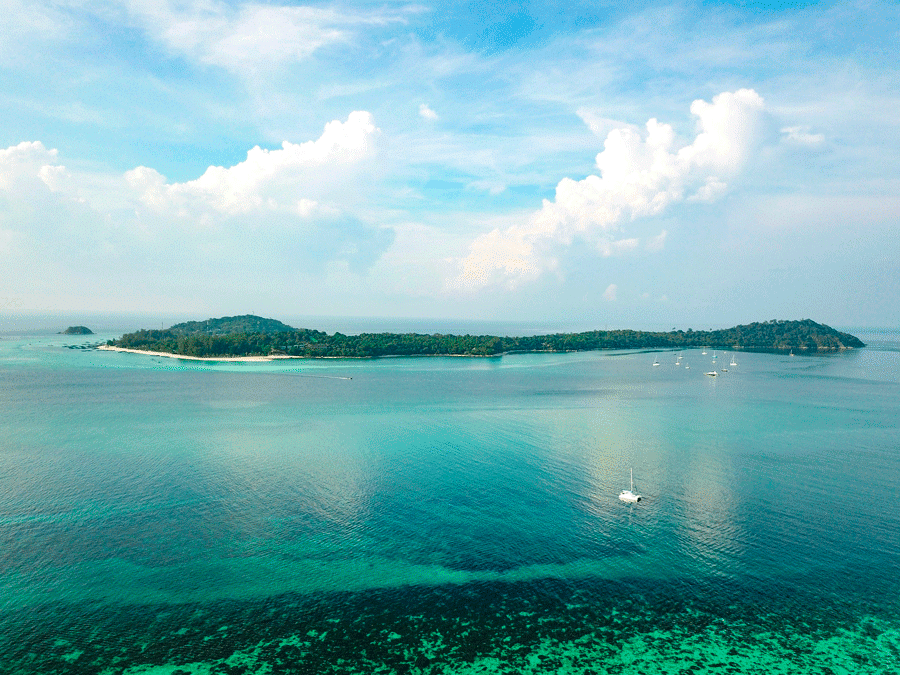 Turkusowa woda i plaże na Koh Lipe